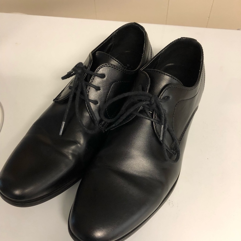 Perry Ellis Ryan Portfolio Black Men’s Oxford Shoe
